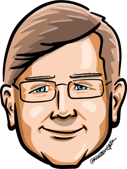David Neal Caricature
